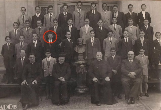 Bergoglio ved 12 år gammel