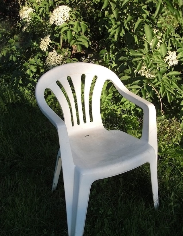 White Monobloc Chair