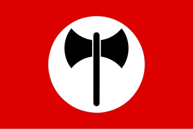 Flagg av terrorgruppen New Order