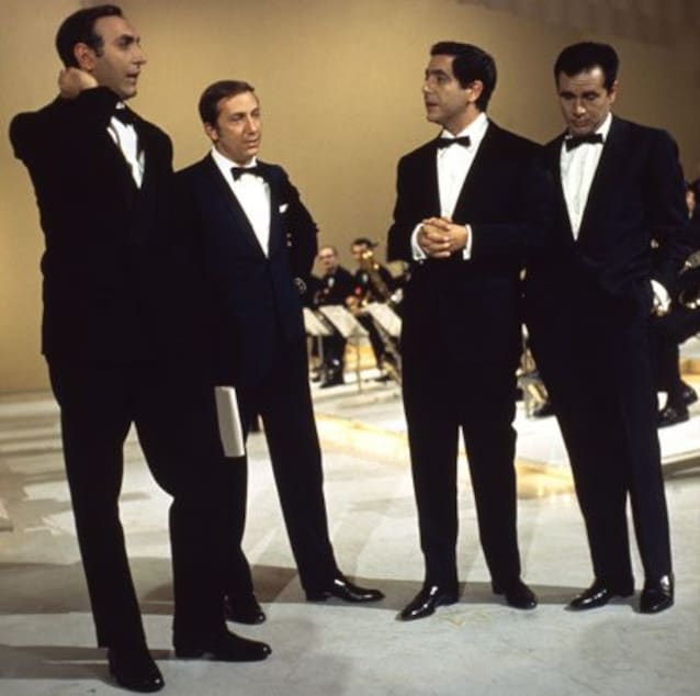 Med Pippo Baudo, Mike Bongiorno og Corrado i 1967