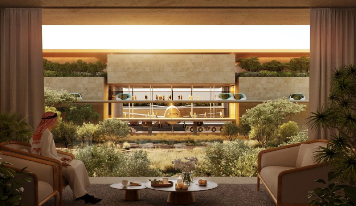 En by i en by: Denne mega-luftport er planlagt til å bli den største i verden