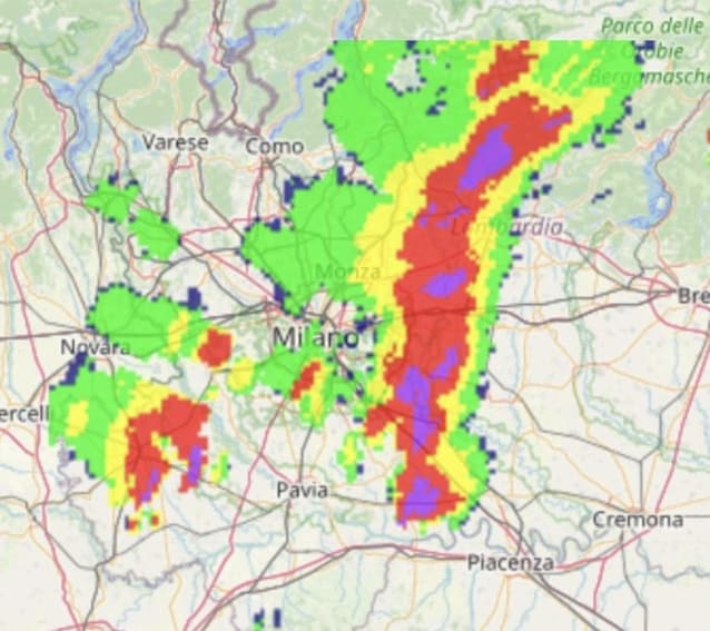 Squall Line Lombardia