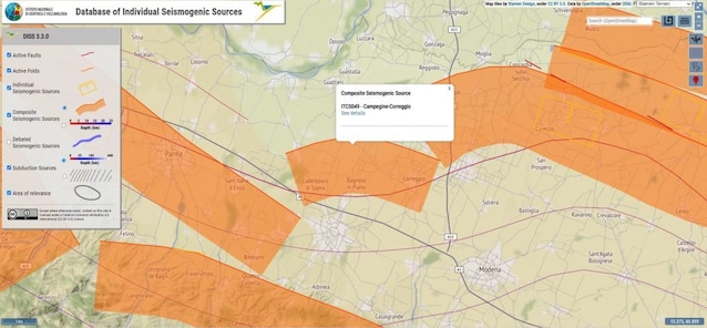 Campegine-Correggio-Faglie