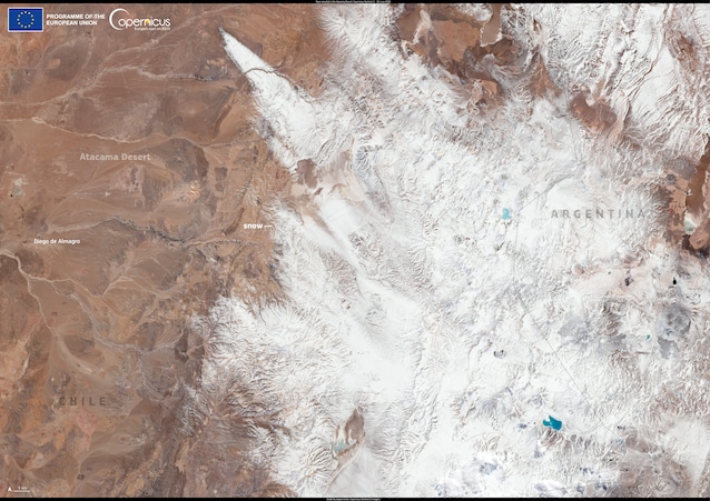 Atacama Desert Snow
