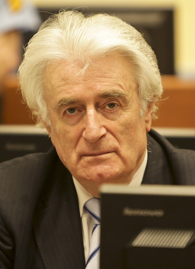 Radovan Karadzic under rettsaken