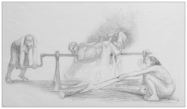 Kannibalismeillustrasjon