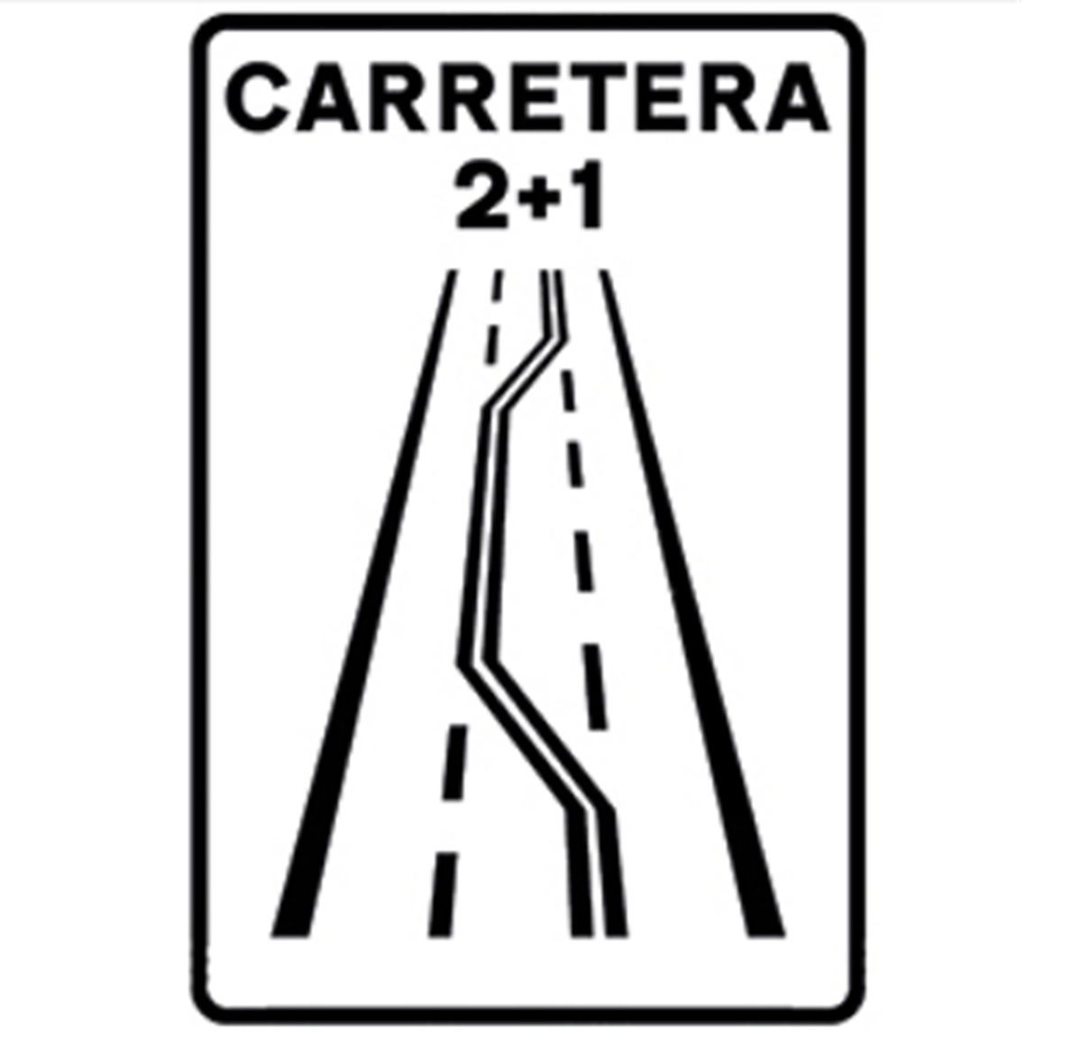 Nytt '2+1' veisskilt: Én glipp koster € 200 og 4 poeng