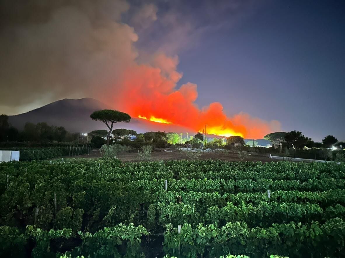 incendio Vesuvio