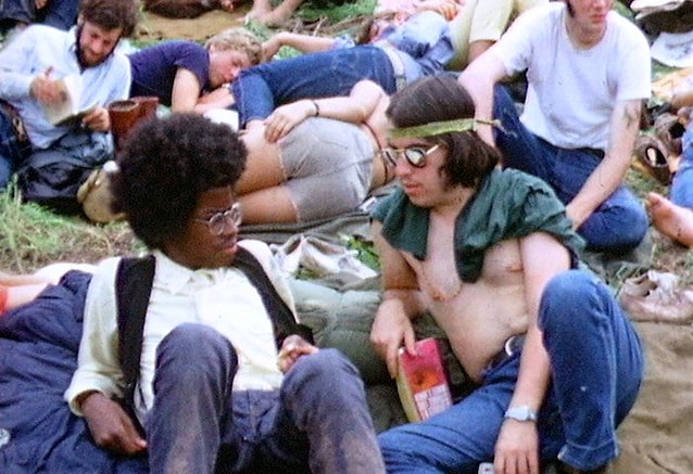 Hippie i Woodstock
