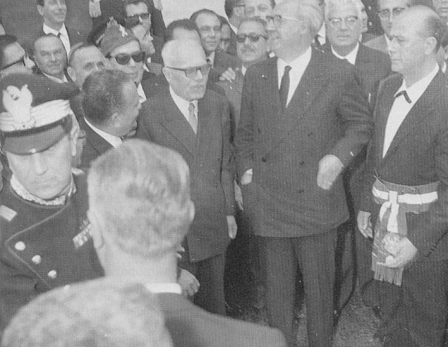 Pertini og Saragat i 1966 (Wikimedia Commons)