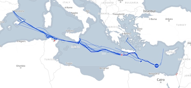 Global Sumud Flotilla Tracker