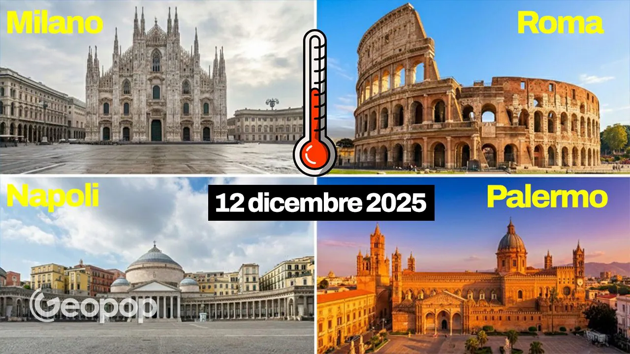 12. desember 2025, hvor mange °C var det i dag tidligere år? La oss sammenligne temperaturer