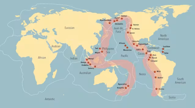 Pacific Ring of Fire kart.