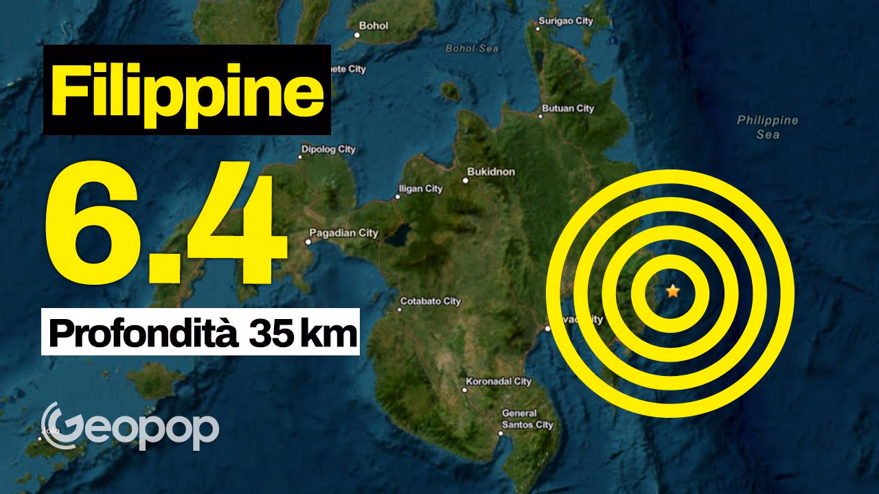 Jordskjelv på Filippinene som målte 6,4, ingen tsunamivarsel