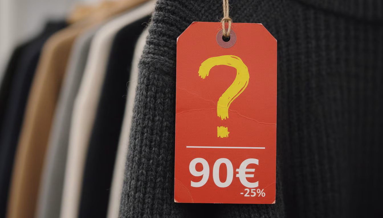 Hvordan beregne startprisen ved å vite rabattprosenten av salgene