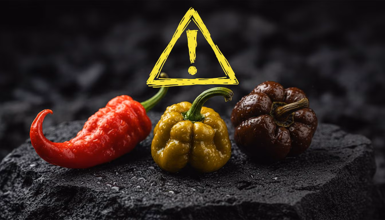 brannrangeringen med Carolina Reaper og Pepper