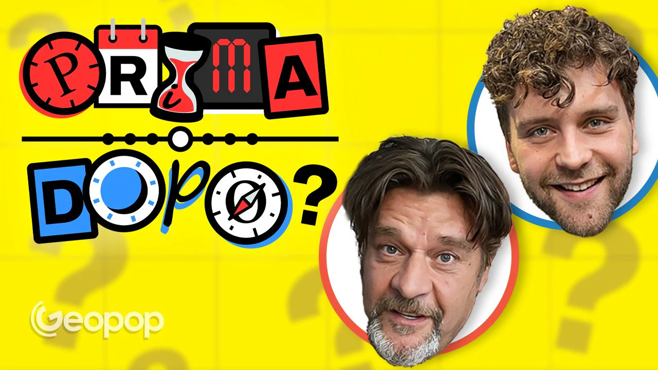 "Før eller etter?", sett historiske hendelser i kronologisk rekkefølge i den nye Geopop-quizen