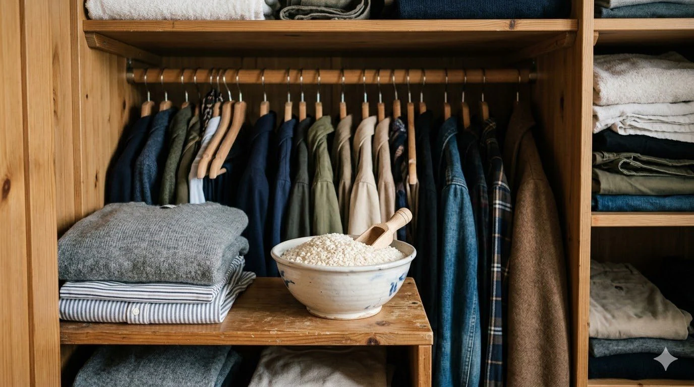 Virker risen i skapet for å absorbere fuktighet? Vitenskapen om "bestemors triks"