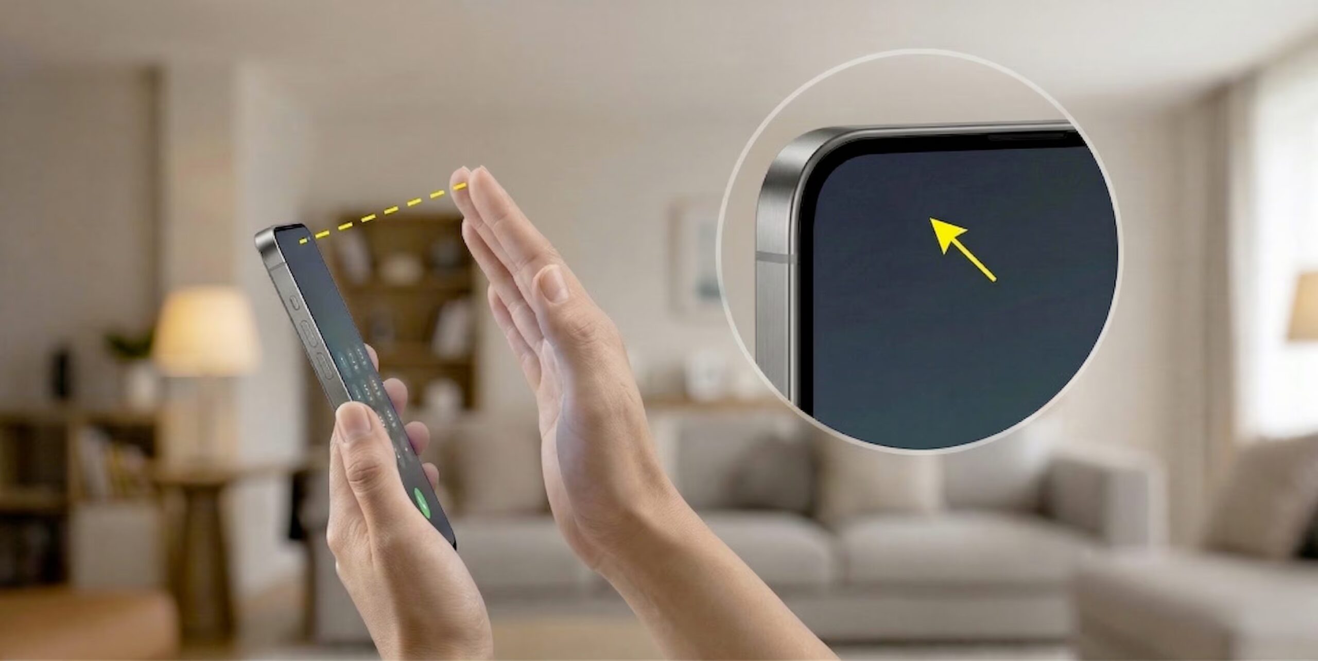 Hvordan slår telefonskjermen seg av når vi holder den mot øret under en samtale?