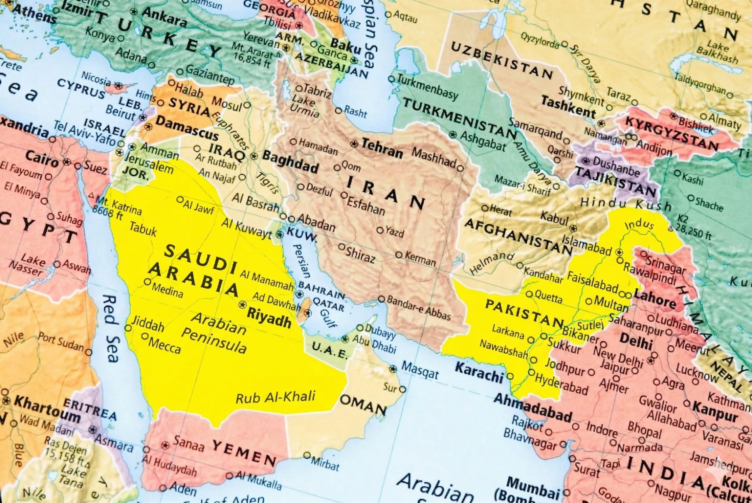 Fordi Saudi-Arabia og Pakistan er allierte