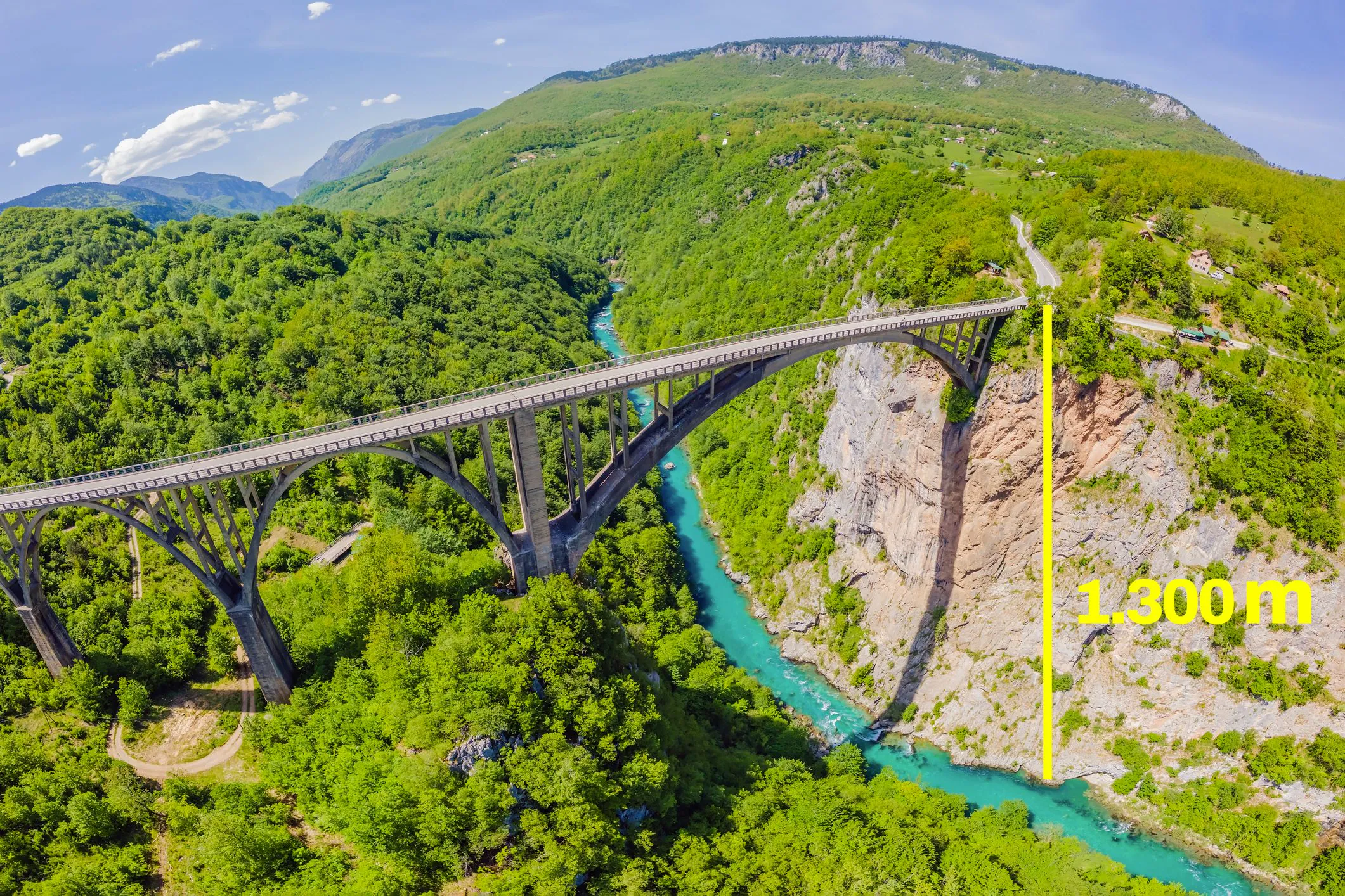 1300 meter dyp med krystallklart vann