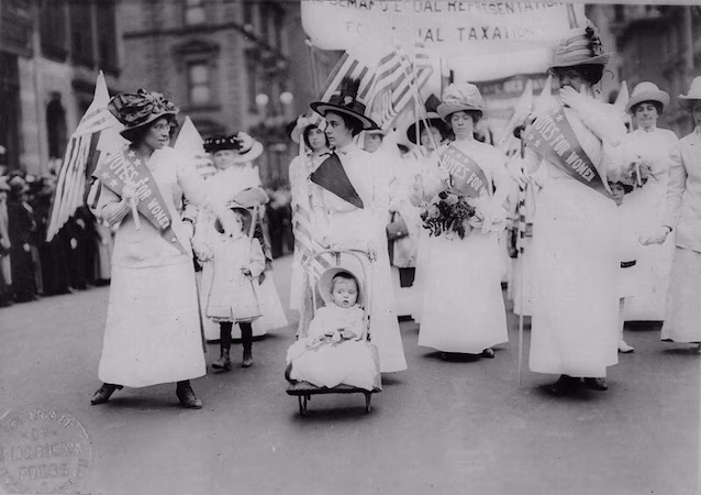 Suffragettes i USA i 1912
