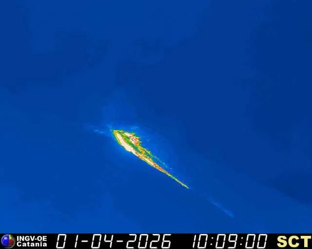 lavastrøm langs Sciara del Fuoco