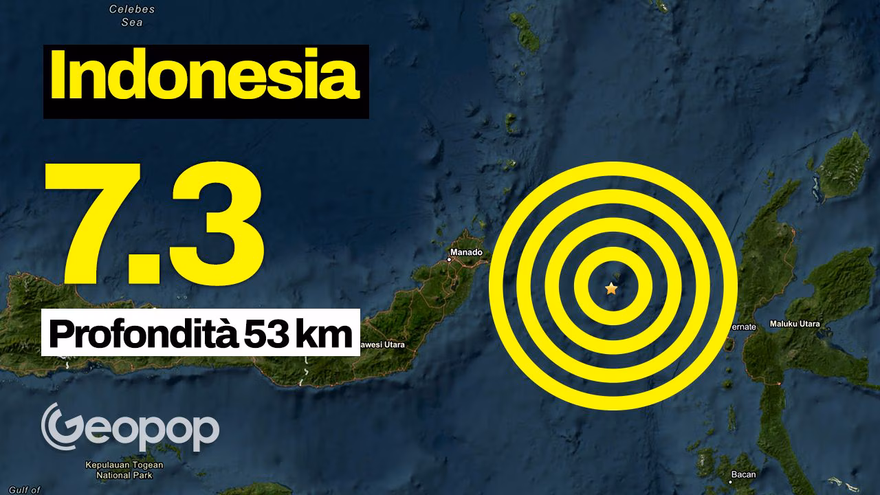 Jordskjelv i Indonesia med styrke 7,3, episenter i Molukkahavet: tsunamivarsel opphevet
