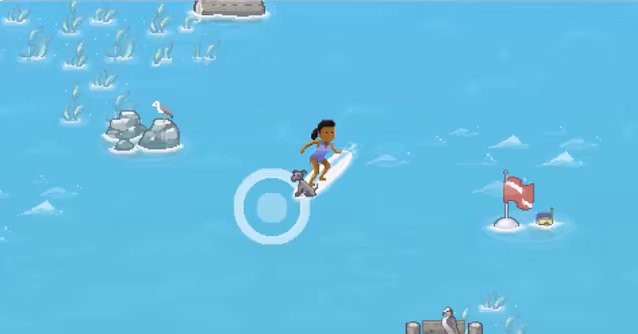 surfe påskeegg-spill