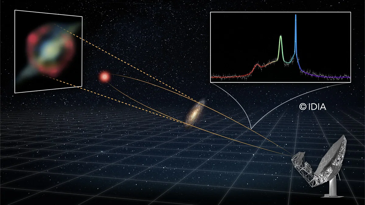 En gigantisk 'kosmisk laser' nådde nettopp jorden etter 8 milliarder år
