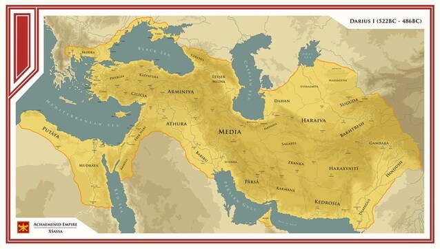 Achaemenid Persiske riket under Dareios I