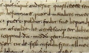 Et middelaldermanuskript funnet i Roma inneholder en av de eldste komposisjonene på engelsk: det er 1200 år gammelt