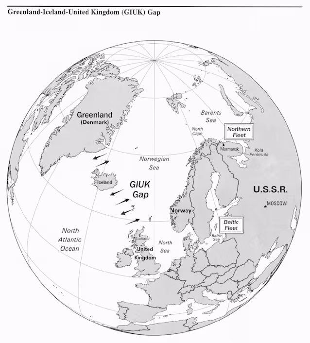 Giuk gap greenland