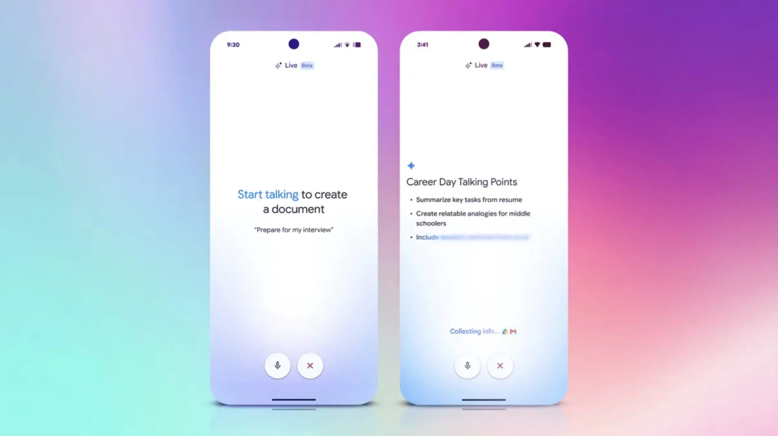 Google I/O 2026, Gemini AI kommer med Gmail Live, Docs Live og Keep: de nye stemmefunksjonene