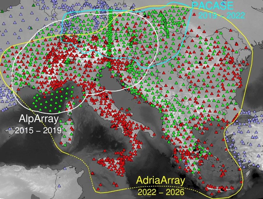 Hvordan AdriaArray fungerer, det seismiske nettverket som studerer Adriaterhavsplaten mellom Afrika og Europa