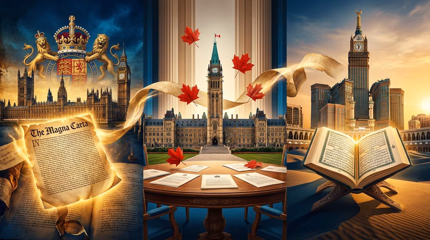 Hvordan styrer land som Storbritannia og Canada uten en skriftlig grunnlov