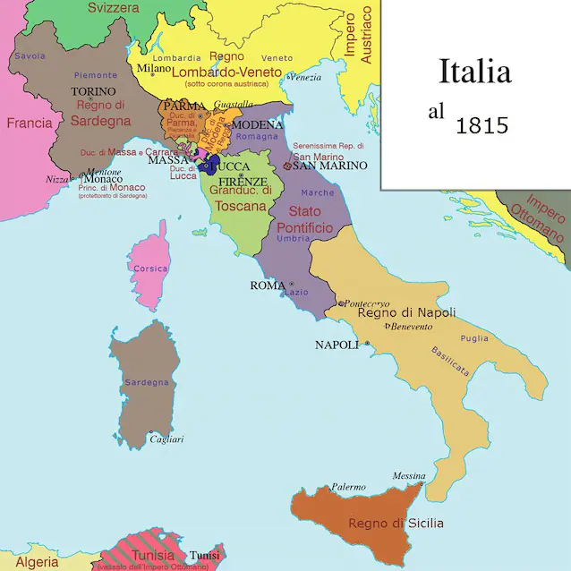 Italia før foreningen