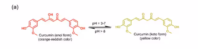 curcumin struktur pH
