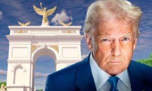 Trump lanserer sin 76 m lange &laquo;Arch of Triumph&raquo; i Washington med to kongeørner: prosjekt og kritikk