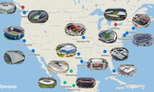 Alle stadionene i fotball-VM 2026: kartet over de 16 arenaene mellom USA, Mexico og Canada