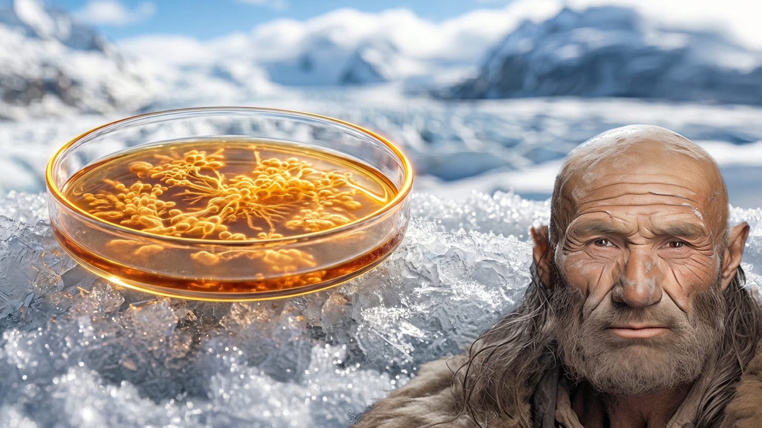 Gjær som fortsatt er i live, oppdaget i Ötzi-mumien, og mikrobiomet har motstått is i 5300 år