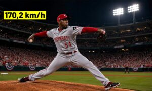 Den raskeste banen i baseballhistorien: ballen nådde rekorden 170,2 km/t