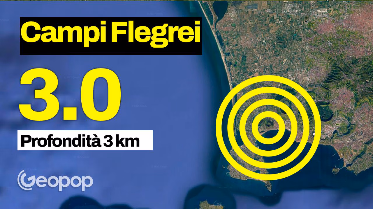 Jordskjelv i Campi Flegrei med styrke 3,0, sjokk kjent så langt som til Napoli: seismisk sverm på gang