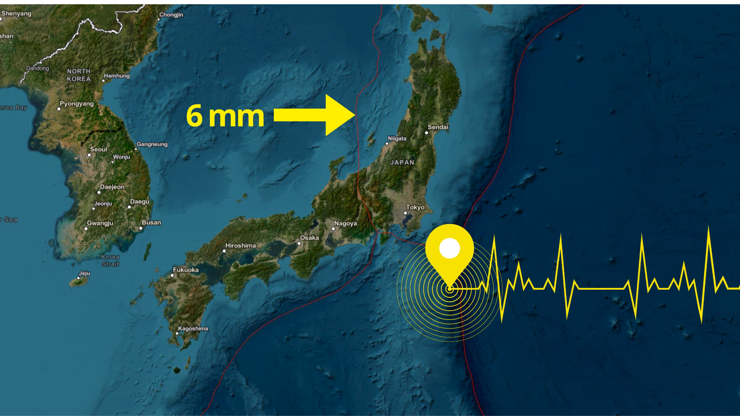 Jordskjelvet i 2011 flyttet hele Japan 6 mm østover: en ny studie oppdager årsaken