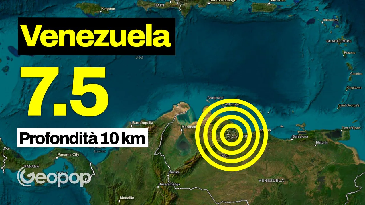 Hva er under Venezuela, den geologiske konteksten bak det doble jordskjelvet M 7.2 og 7.5