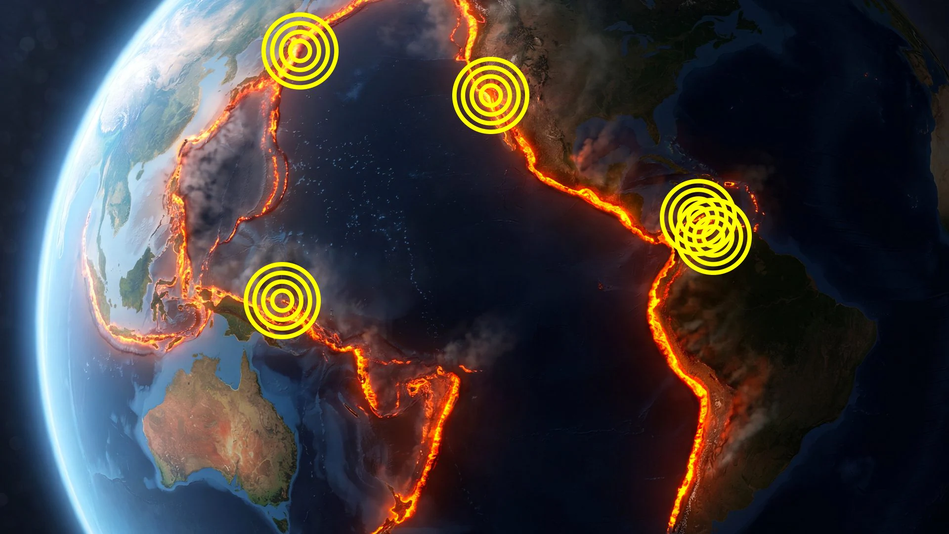 Hvorfor de 5 jordskjelvene på 24 timer mellom Venezuela og Japan ikke henger sammen: rollen til Ildringen