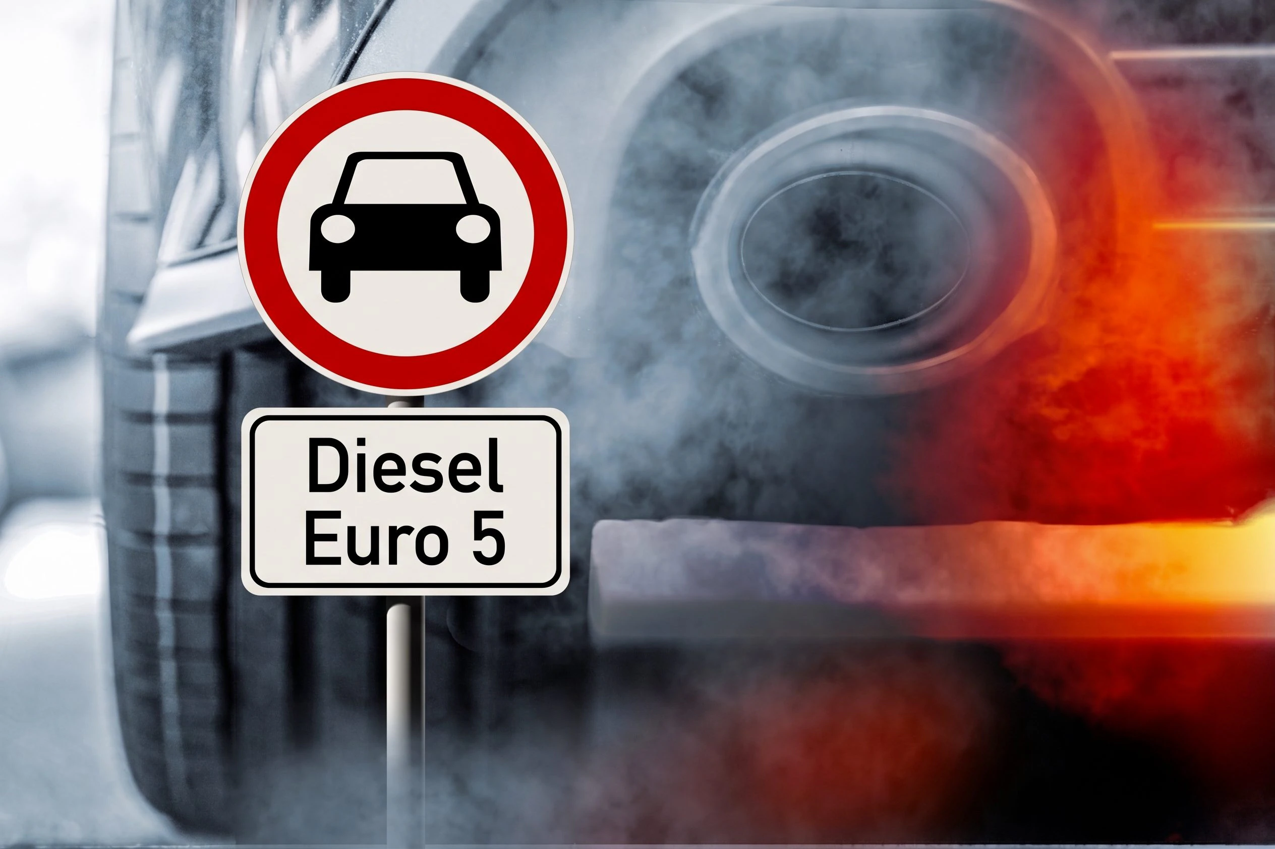 Stopp til Euro 5 dieselbiler fra 1. oktober 2026: blokaden i byer i nord med over 100 000 innbyggere