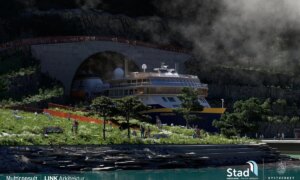 Verdens første skipstunnel gjennom fjell får godkjenning i Norge