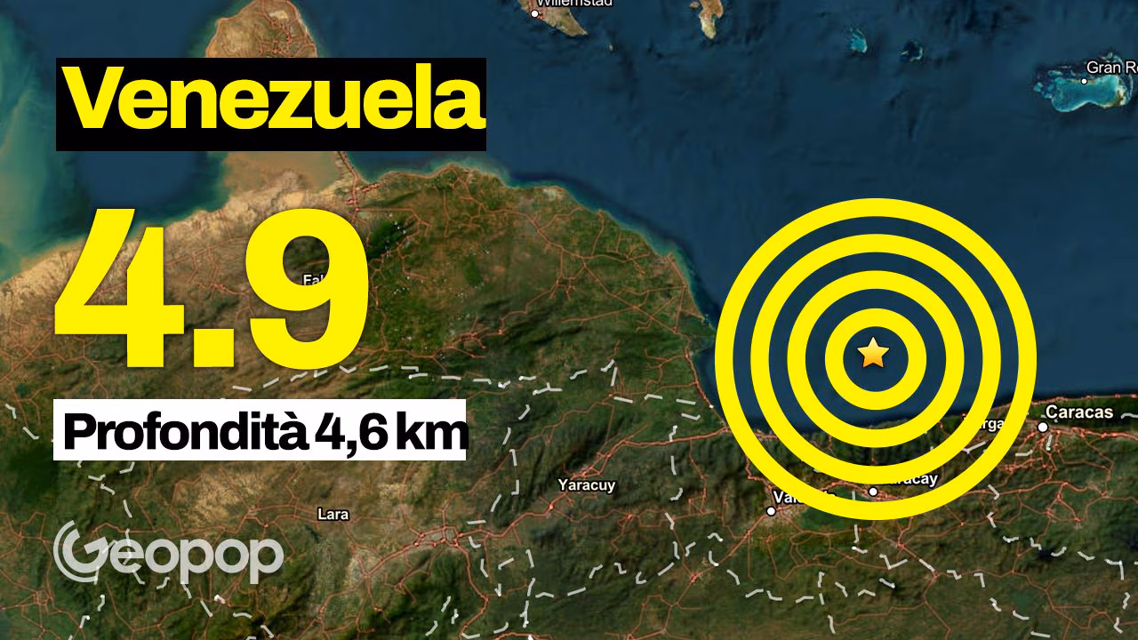 Nytt jordskjelv i Venezuela med styrke 4,9 føltes i Maracay i løpet av den italienske natten