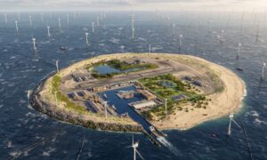 Den første kunstige øya i Nordsjøen som skal produsere ren energi til rundt 10 millioner familier